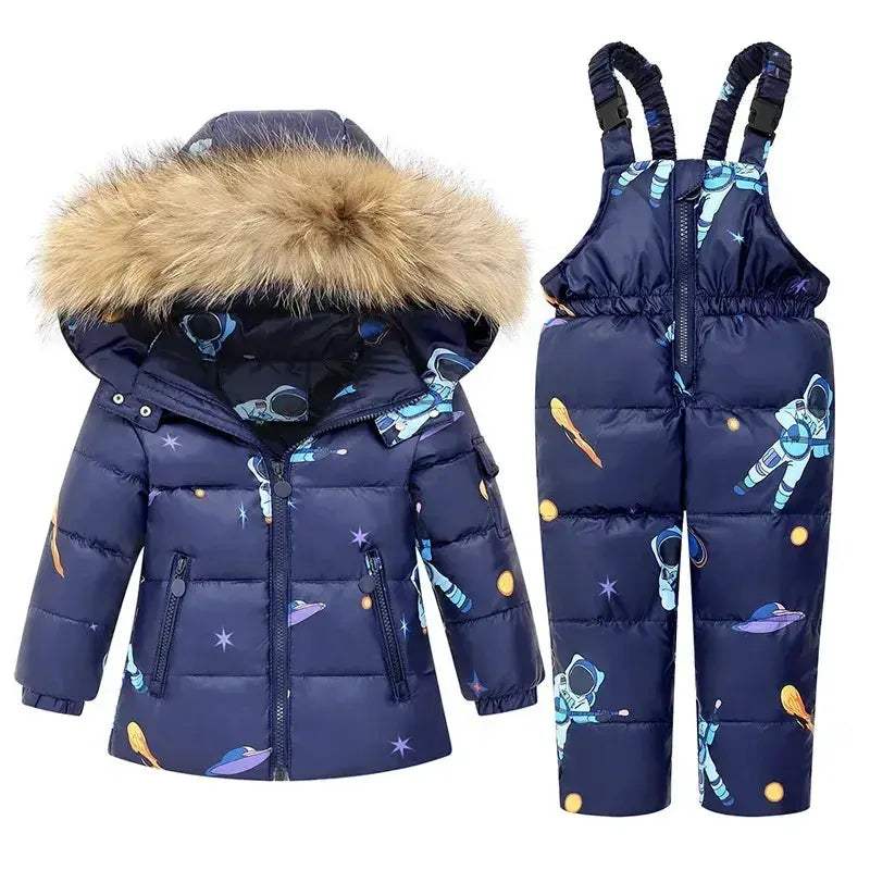 Kids Down Jacket Set for Boys and Girls Warm Winter - ToylandEU