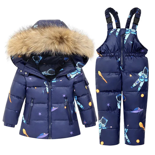 Kids Down Jacket Set for Boys and Girls Warm Winter - ToylandEU