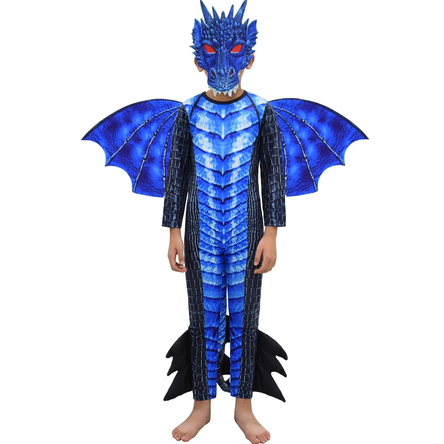 Kids Dragon Costume | Ages 7-13 Unisex | Toylandeu™
