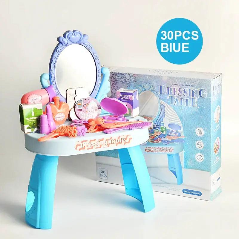  Kids Dressing Table Vanity Set Pretend Play Toy Safe -  ToylandEU™