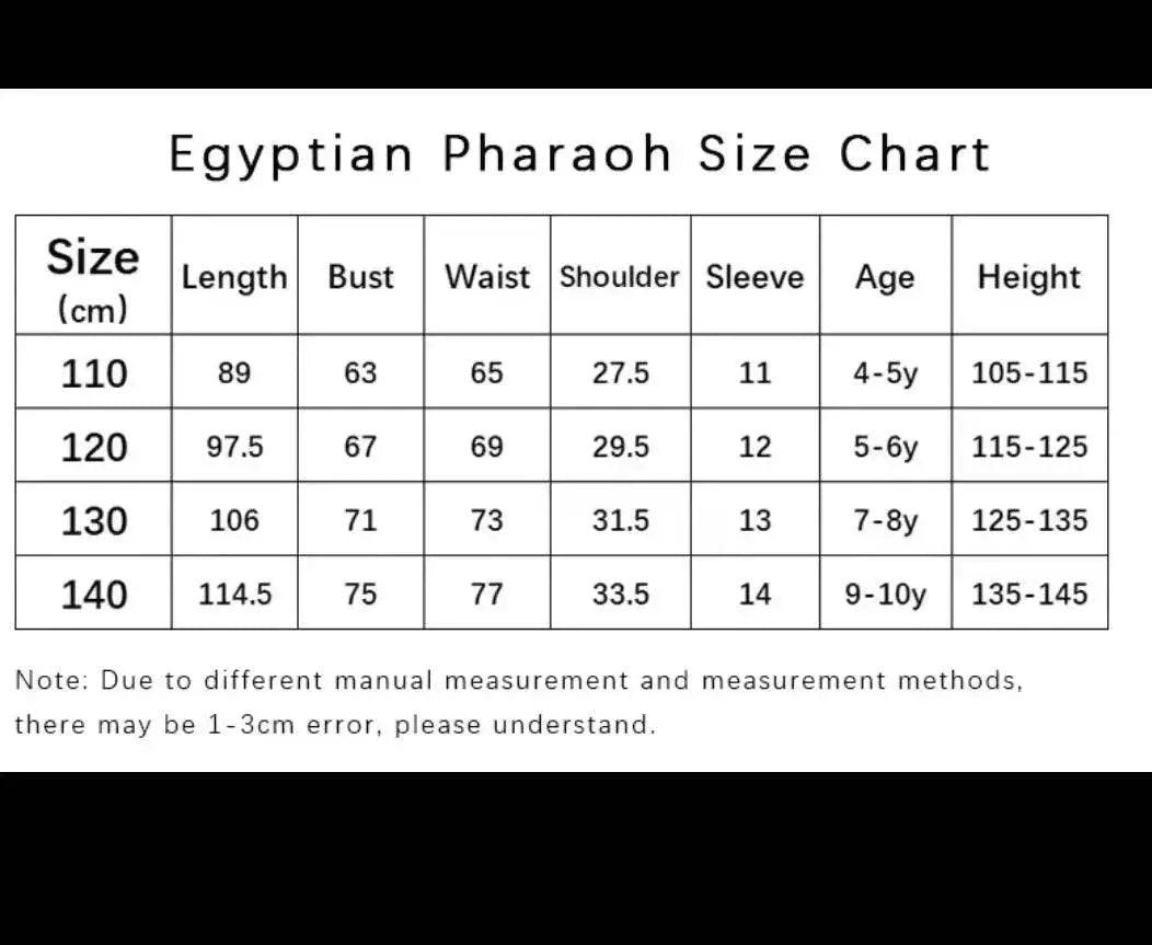  Kids' Egyptian Pharaoh Costume - Perfect for Halloween & Theater Fun! -  ToylandEU™