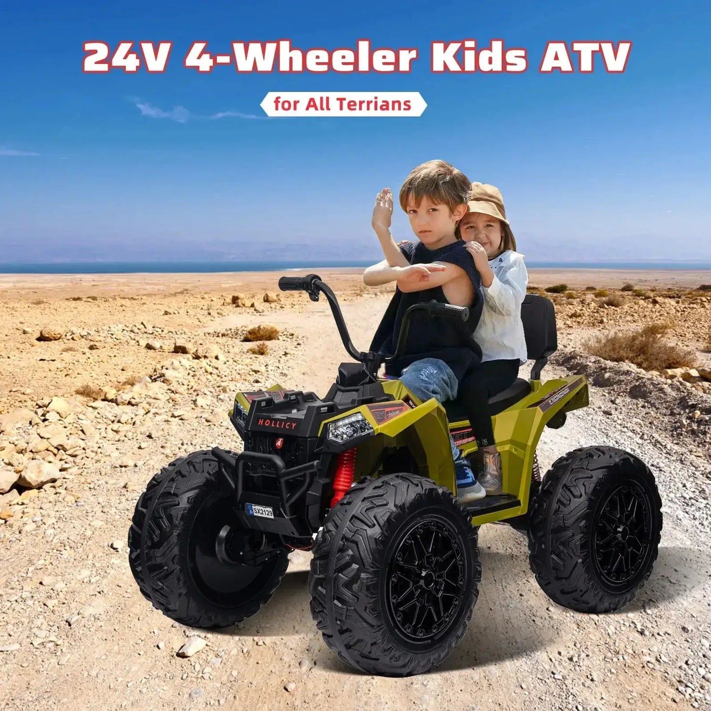 Kids Electric ATV Ride On 24V Long Playtime Bluetooth - ToylandEU