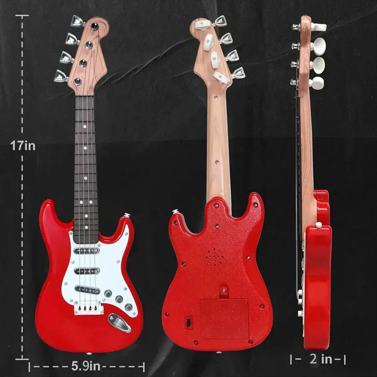  Kids Electric Guitar Toy LED Lights Rechargeable -  ToylandEU™