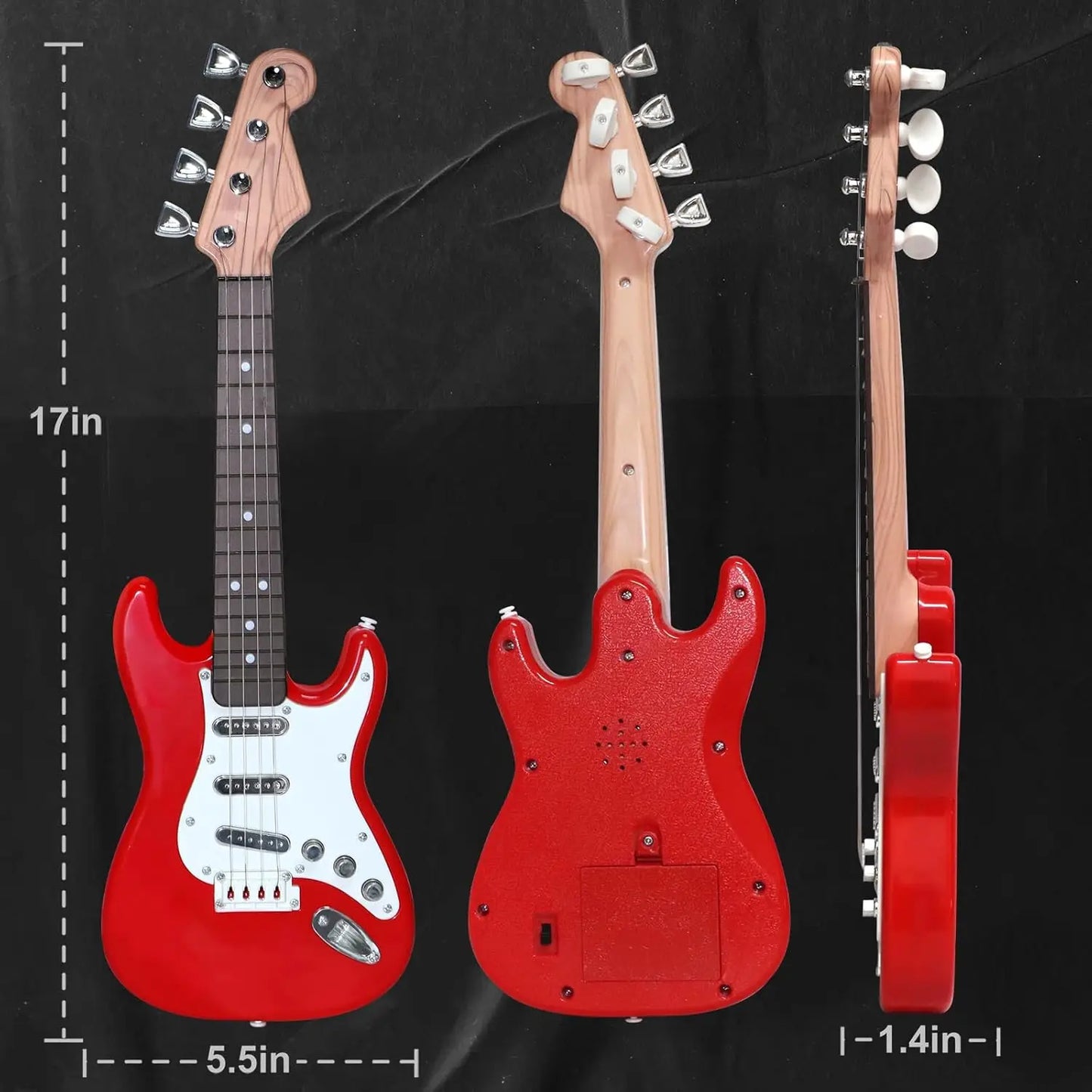 Kids Electric Guitar Toy Portable Multifunctional Musical Instrument - ToylandEU