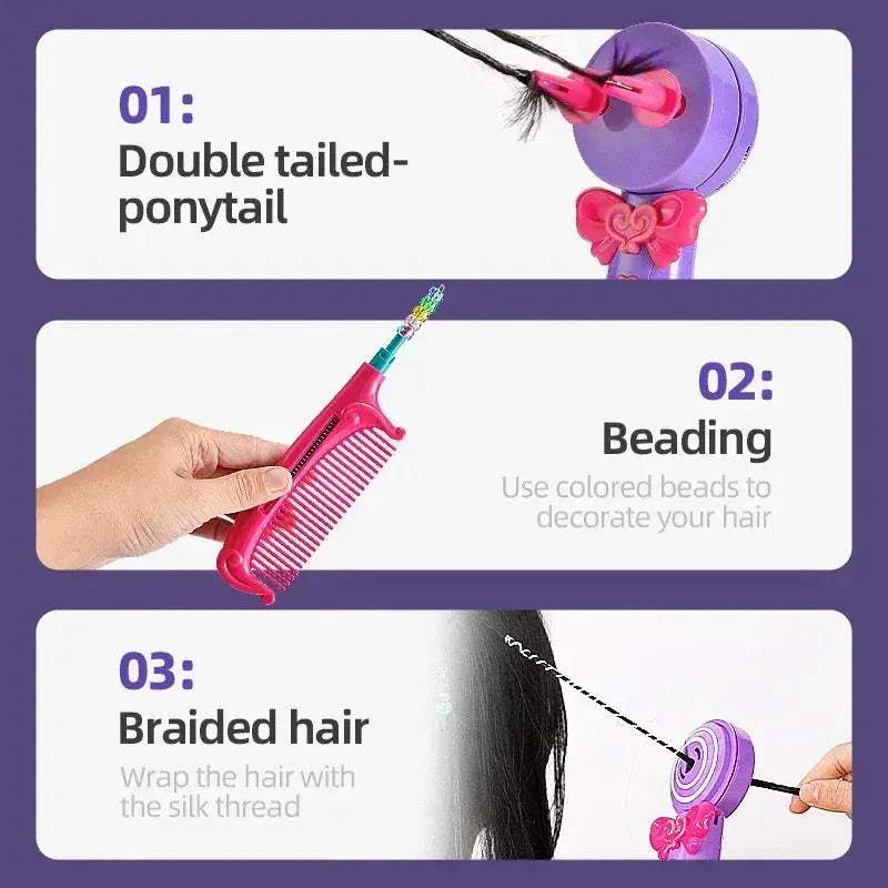 Kids Electric Hair Braider Tool For Easy Pretend Play - ToylandEU