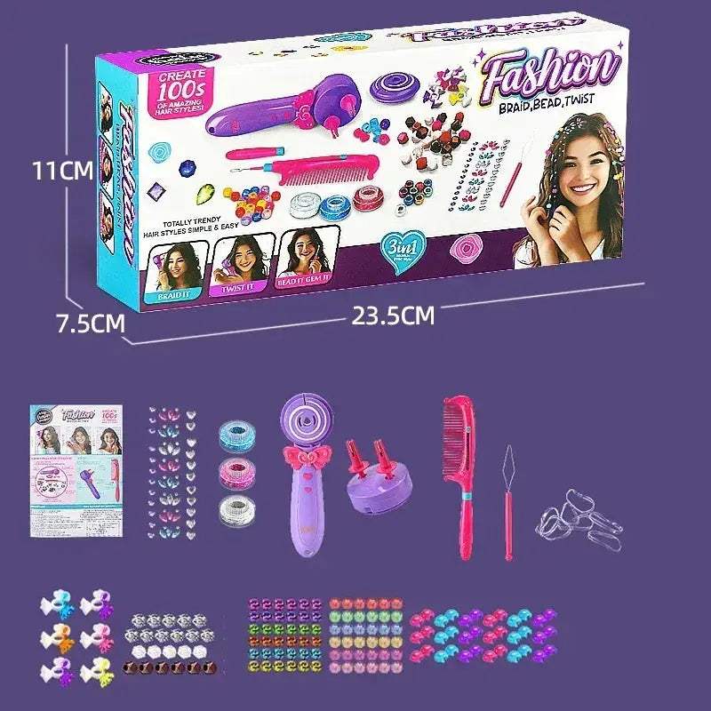 Kids Electric Hair Braider Tool For Easy Pretend Play - ToylandEU