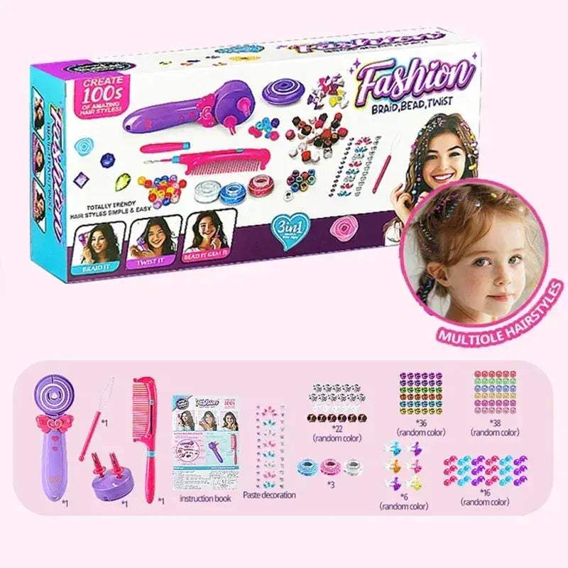Kids Electric Hair Braider Tool For Easy Pretend Play - ToylandEU