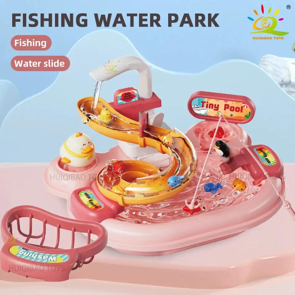  Kids Electric Kitchen Sink Toy With Real Running Water CE -  ToylandEU™