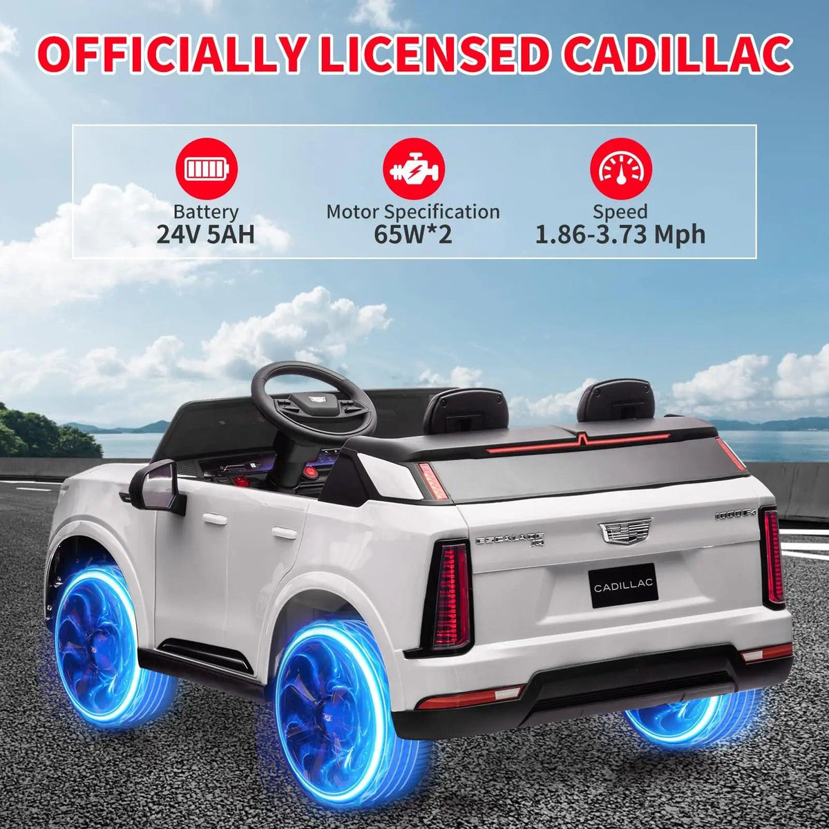 Kids Electric Ride On Car | 24V Dual Seater with Remote | Toylandeu™