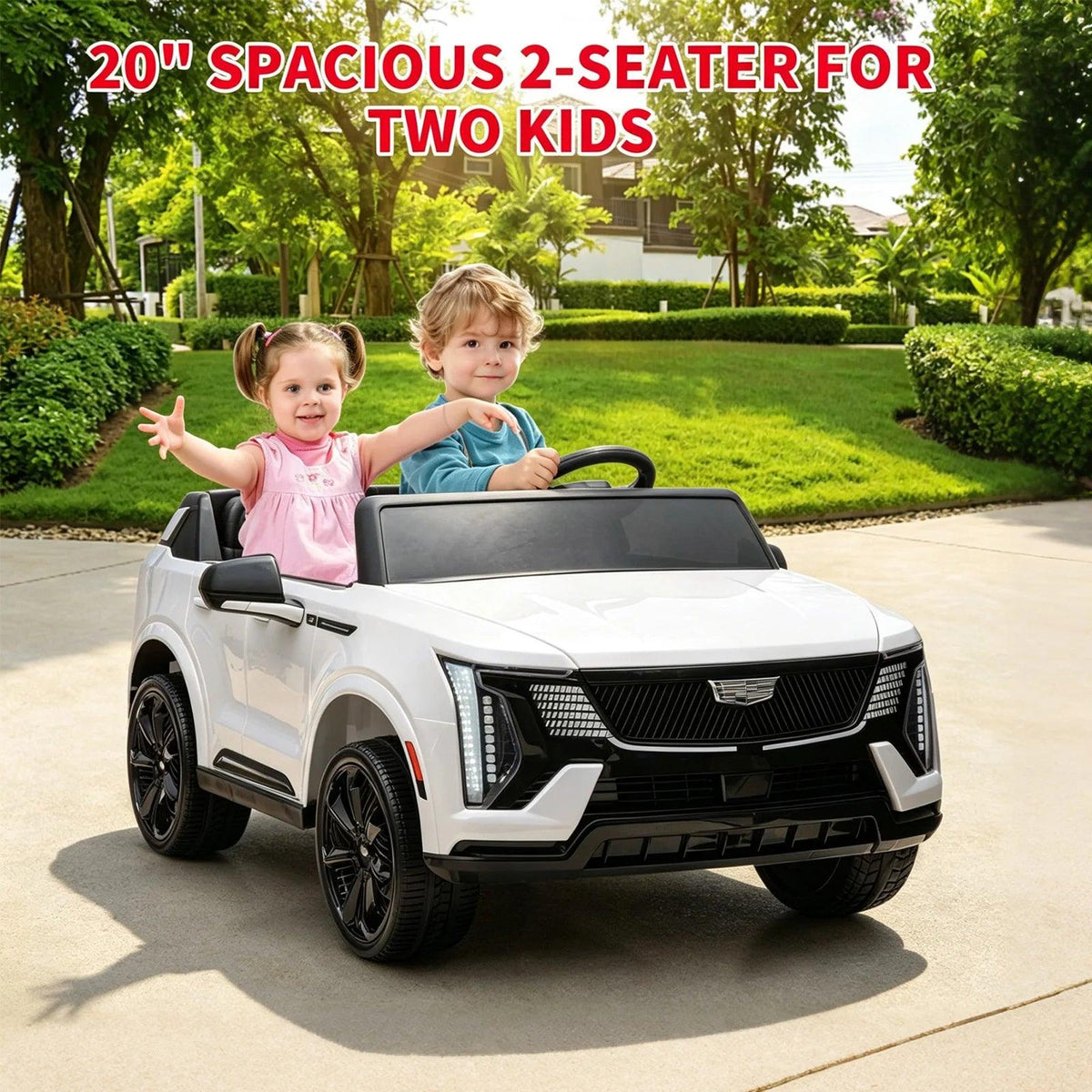 Kids Electric Ride On Car | 24V Dual Seater with Remote | Toylandeu™