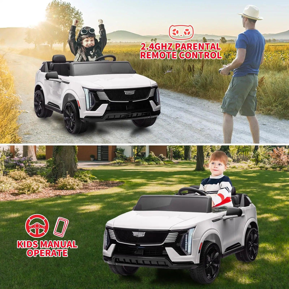 Kids Electric Ride On Car | 24V Dual Seater with Remote | Toylandeu™