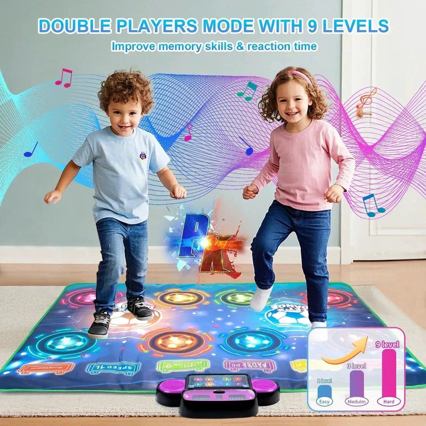  Kids Electronic Dance Mat Bluetooth Interactive Toy -  ToylandEU™