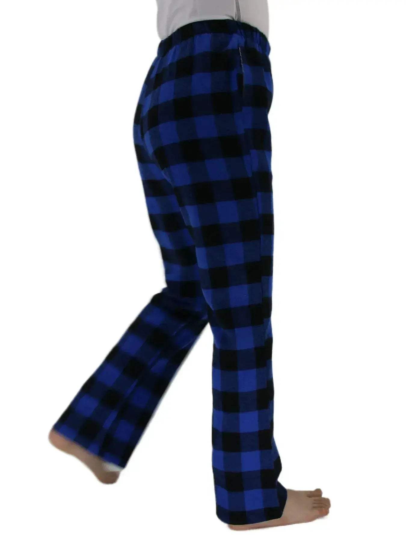 Kids Flannel Pajama Pants Soft Warm Cozy Plaid Bottoms - ToylandEU
