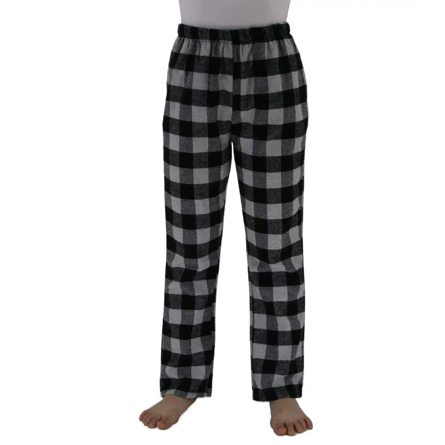 Kids Flannel Pajama Pants Soft Warm Cozy Plaid Bottoms - ToylandEU