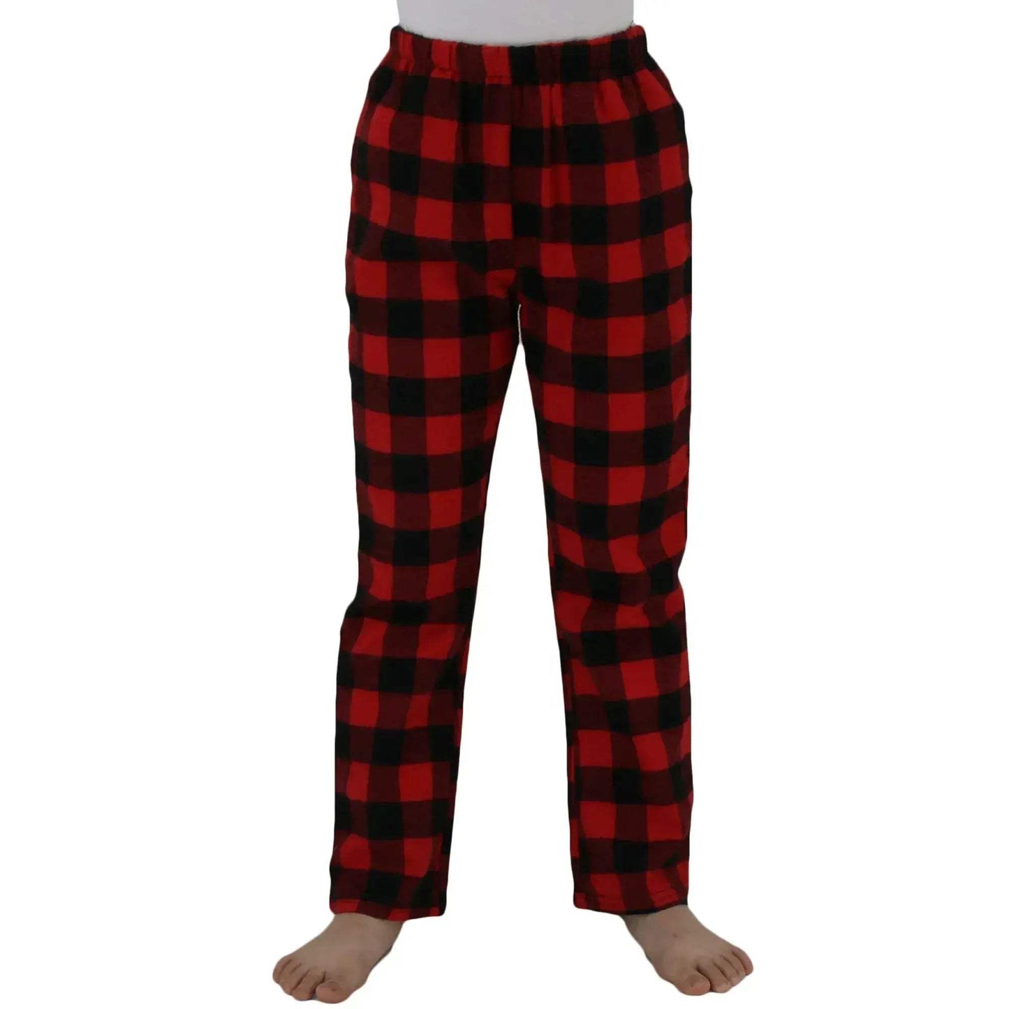 Kids Flannel Pajama Pants Soft Warm Cozy Plaid Bottoms - ToylandEU