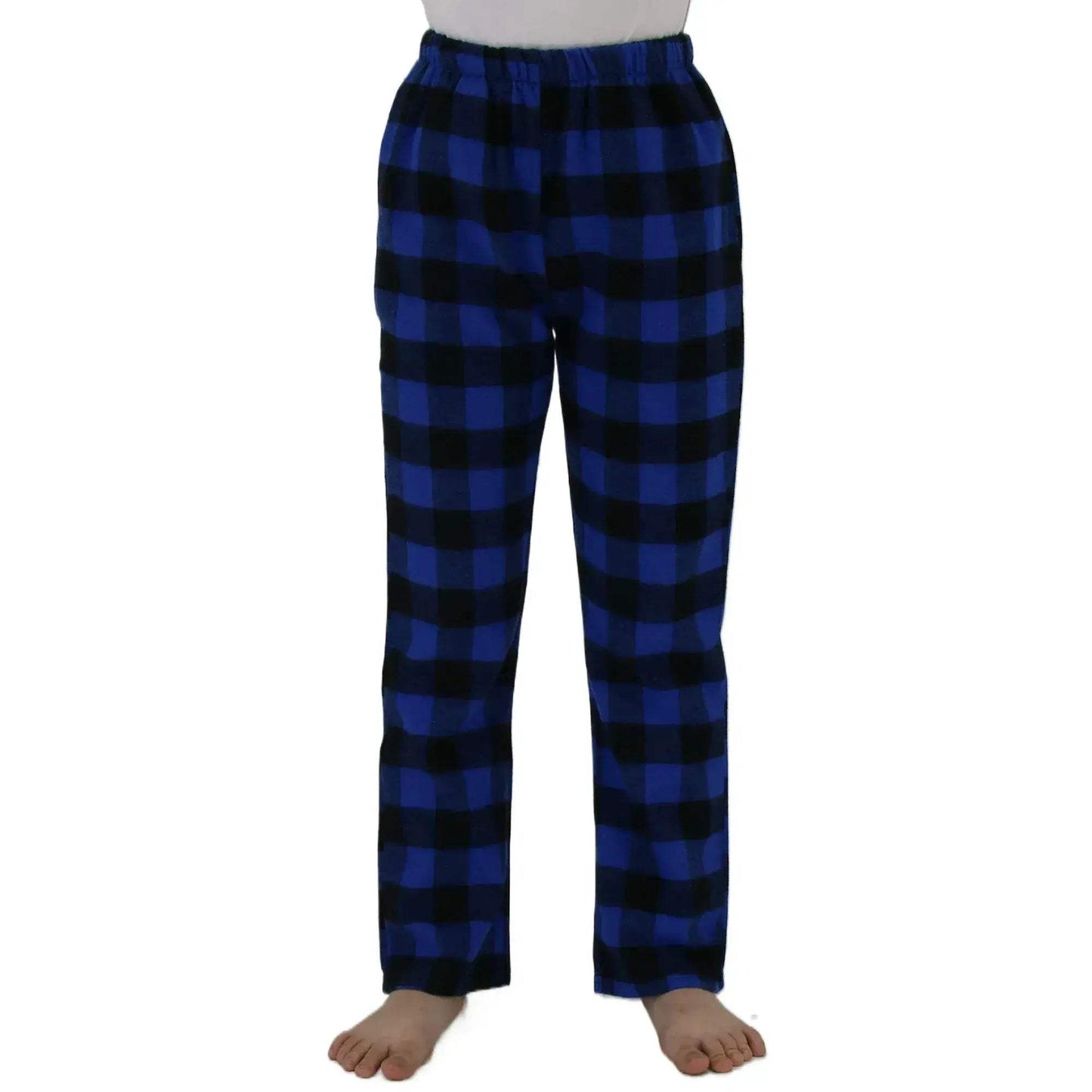 Kids Flannel Pajama Pants Soft Warm Cozy Plaid Bottoms - ToylandEU