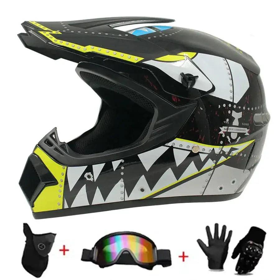  Kids Full Face Motorcycle Helmet DOT Certified -  ToylandEU™