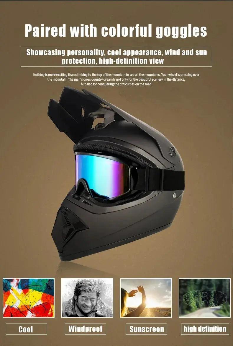  Kids Full Face Motorcycle Helmet DOT Certified -  ToylandEU™