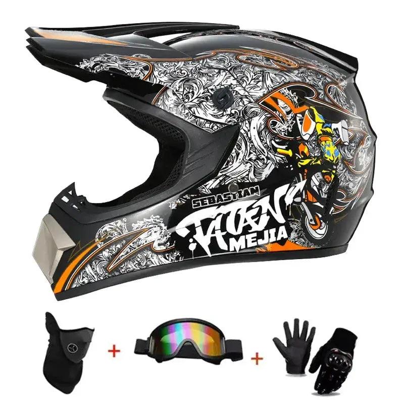  Kids Full Face Motorcycle Helmet DOT Certified -  ToylandEU™
