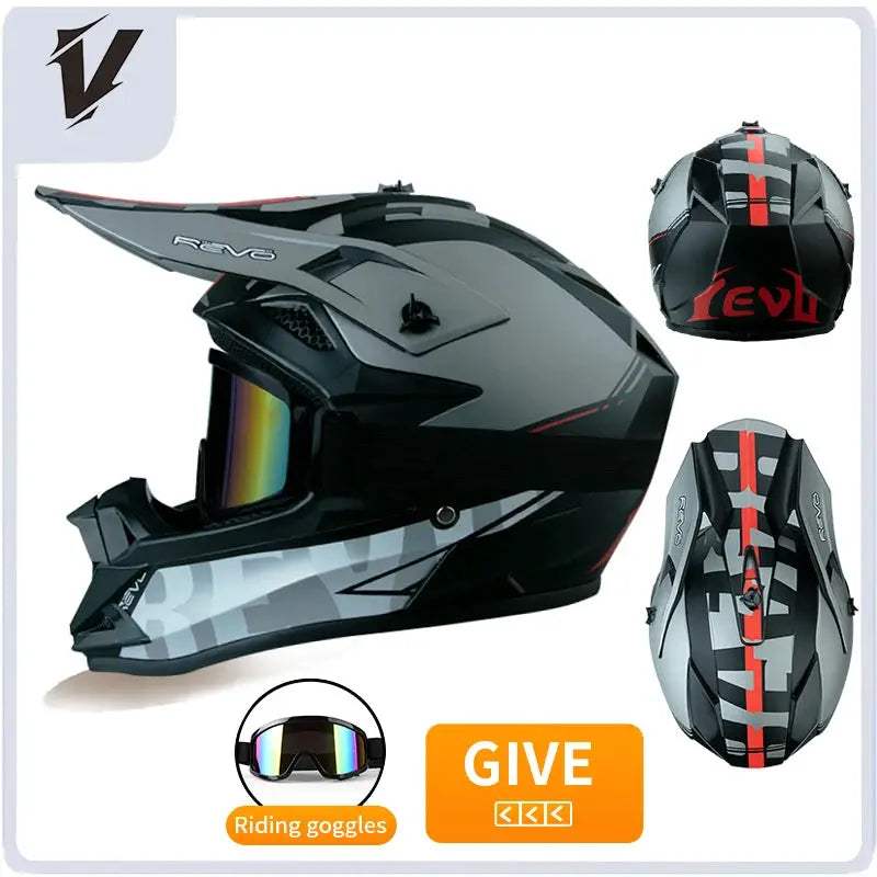 Kids Full Face Motorcycle Helmet Safety Certified For Riding - ToylandEU