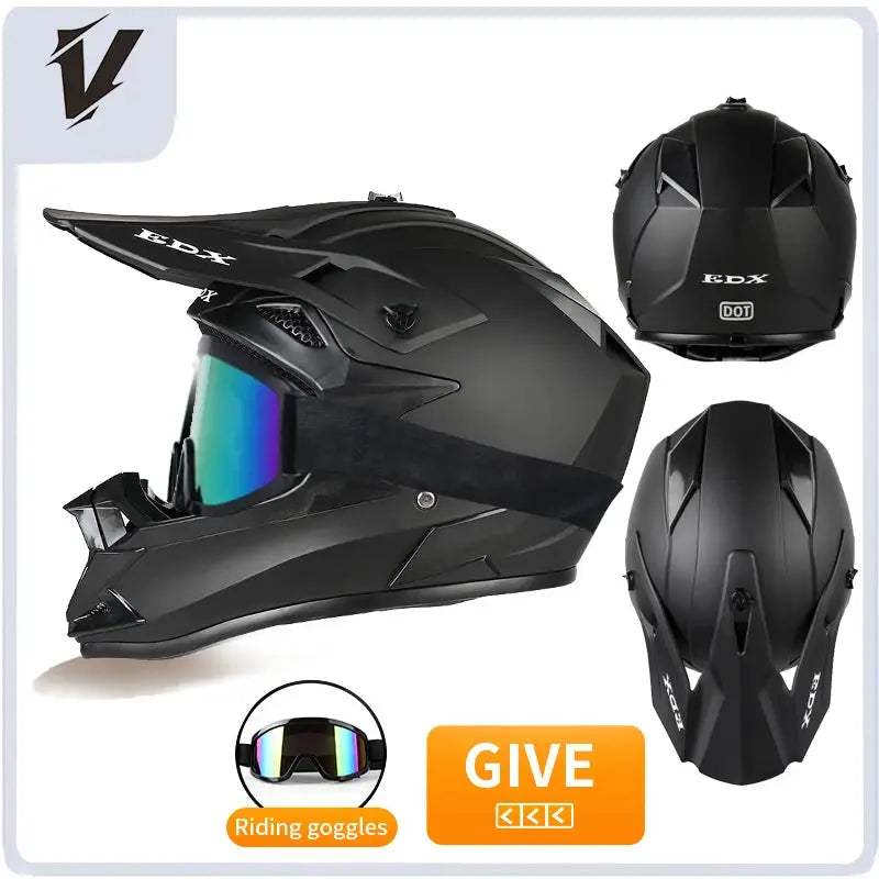 Kids Full Face Motorcycle Helmet Safety Certified For Riding - ToylandEU