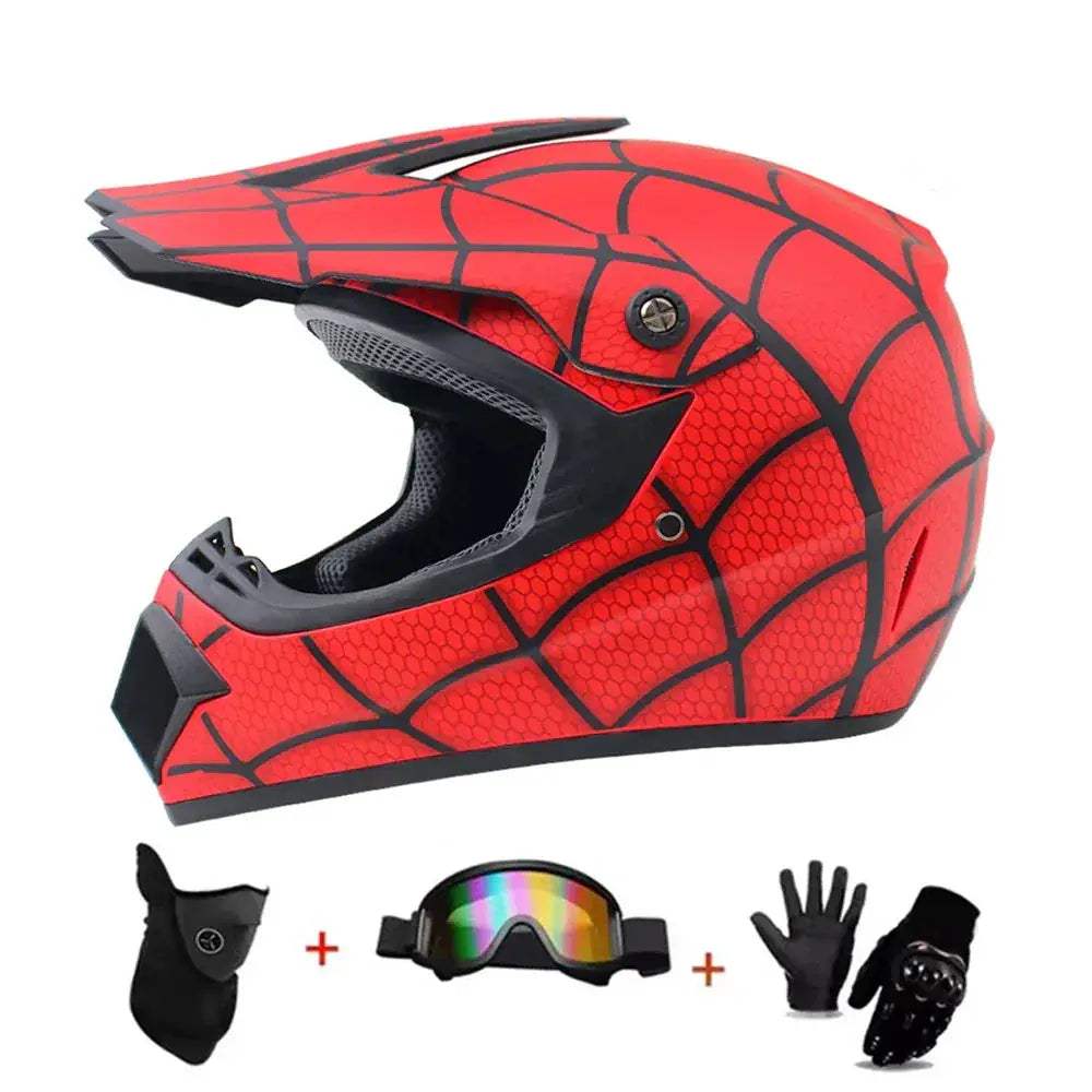 Kids Full Face Motorcycle Helmet With Enhanced Protection - ToylandEU