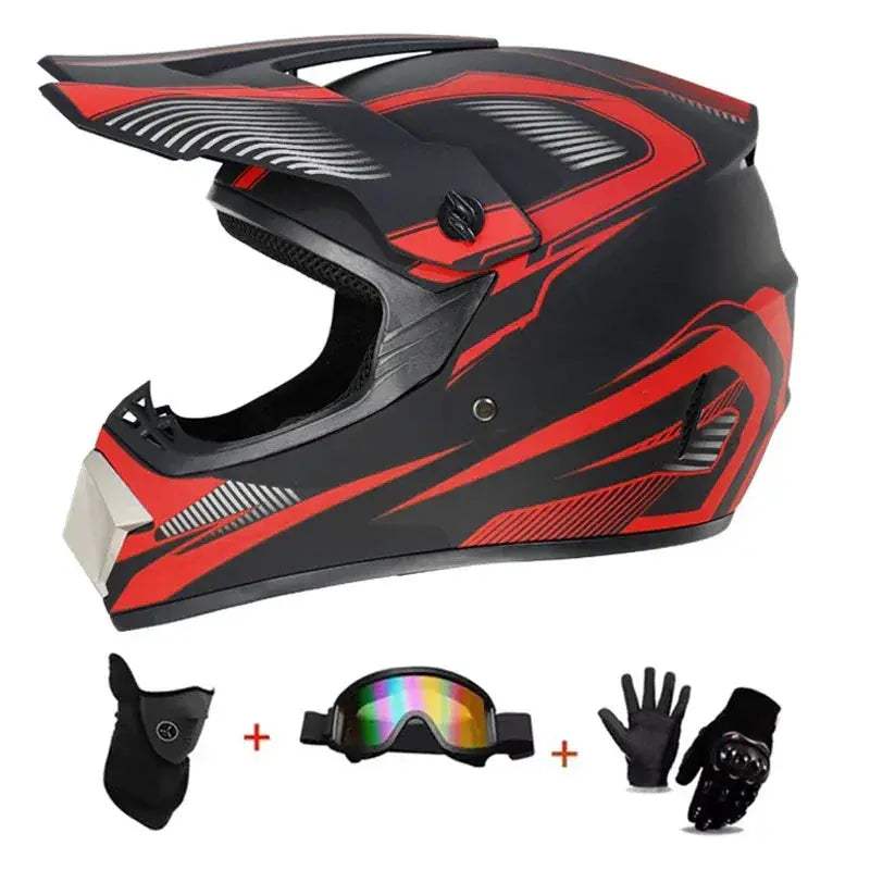 Kids Full Face Motorcycle Helmet With Enhanced Protection - ToylandEU