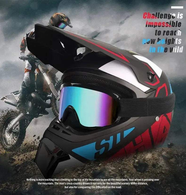 Kids Full Face Motorcycle Helmet With Enhanced Protection - ToylandEU