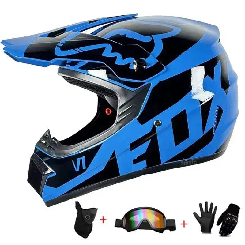 Kids Full Face Motorcycle Helmet With Enhanced Protection - ToylandEU
