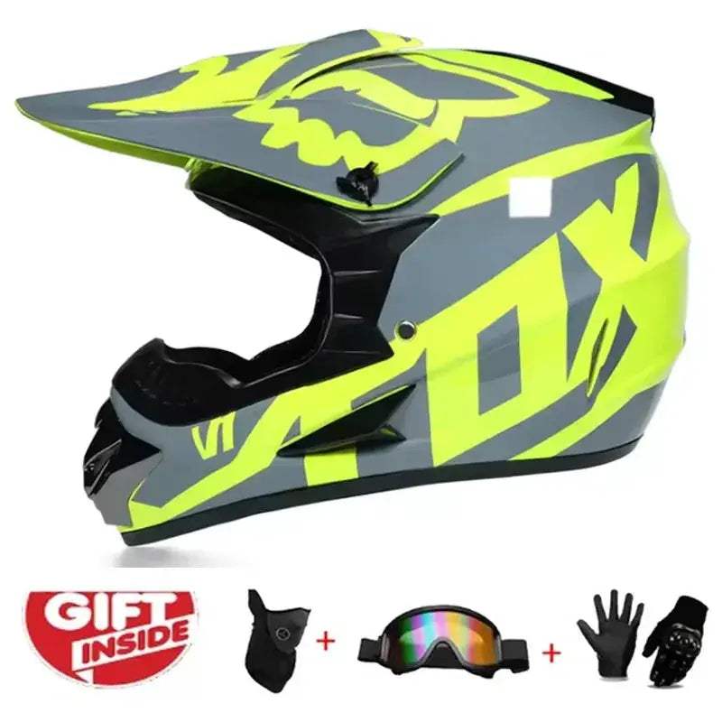 Kids Full Face Motorcycle Helmet With Enhanced Protection - ToylandEU