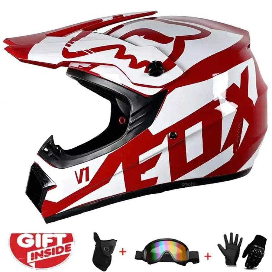 Kids Full Face Motorcycle Helmet With Enhanced Protection - ToylandEU