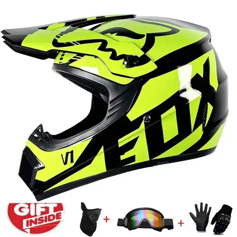 Kids Full Face Motorcycle Helmet With Enhanced Protection - ToylandEU