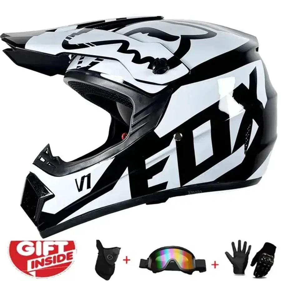 Kids Full Face Motorcycle Helmet With Enhanced Protection - ToylandEU