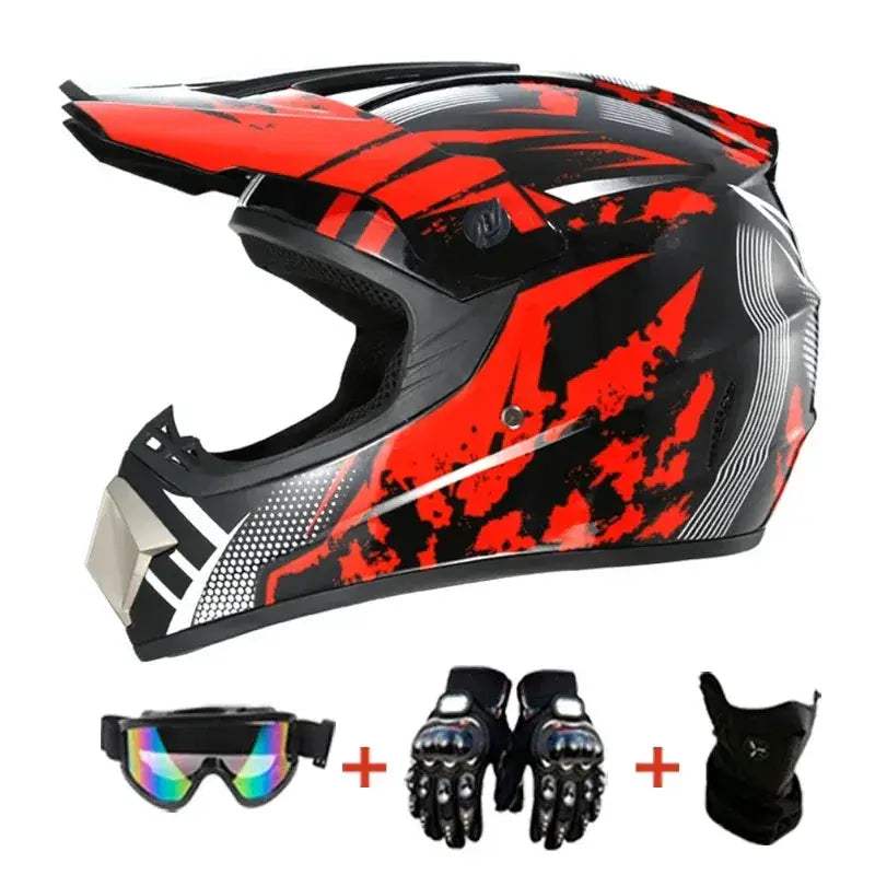 Kids Full Face Motorcycle Helmet With Enhanced Protection - ToylandEU