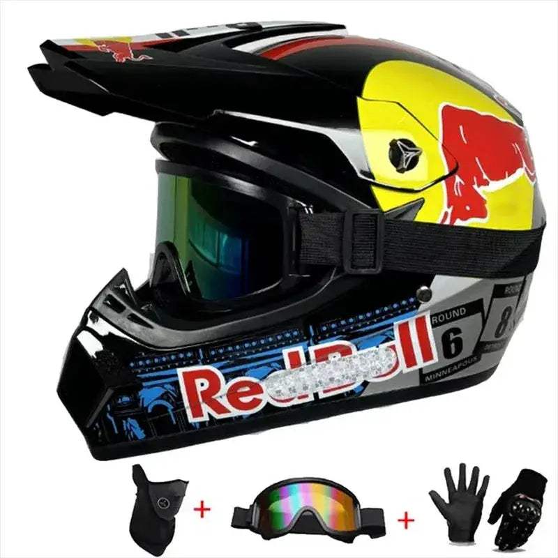 Kids Full Face Motorcycle Helmet With Enhanced Protection - ToylandEU
