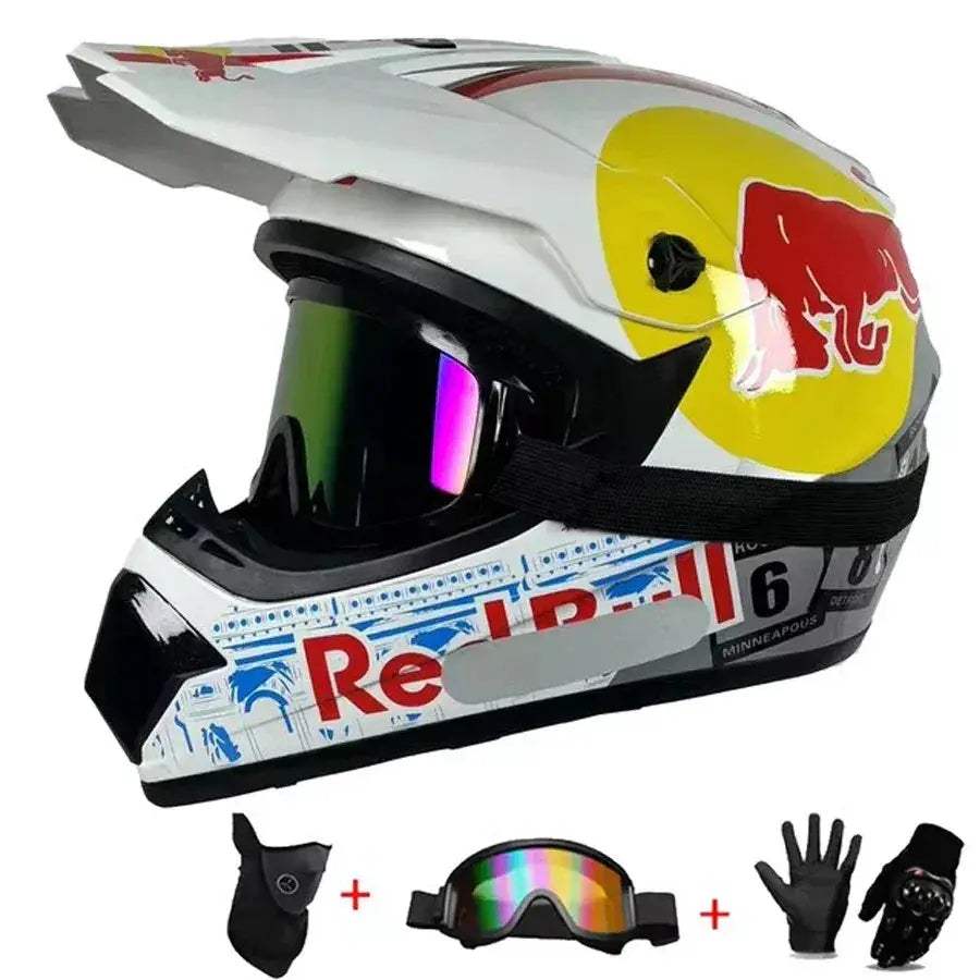 Kids Full Face Motorcycle Helmet With Enhanced Protection - ToylandEU