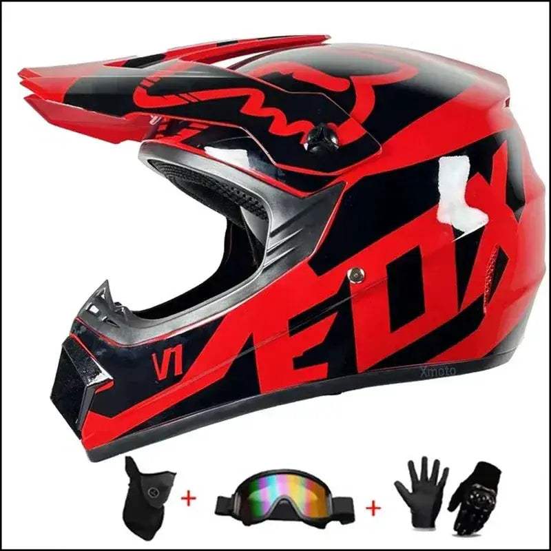 Kids Full Face Motorcycle Helmet With Enhanced Protection - ToylandEU