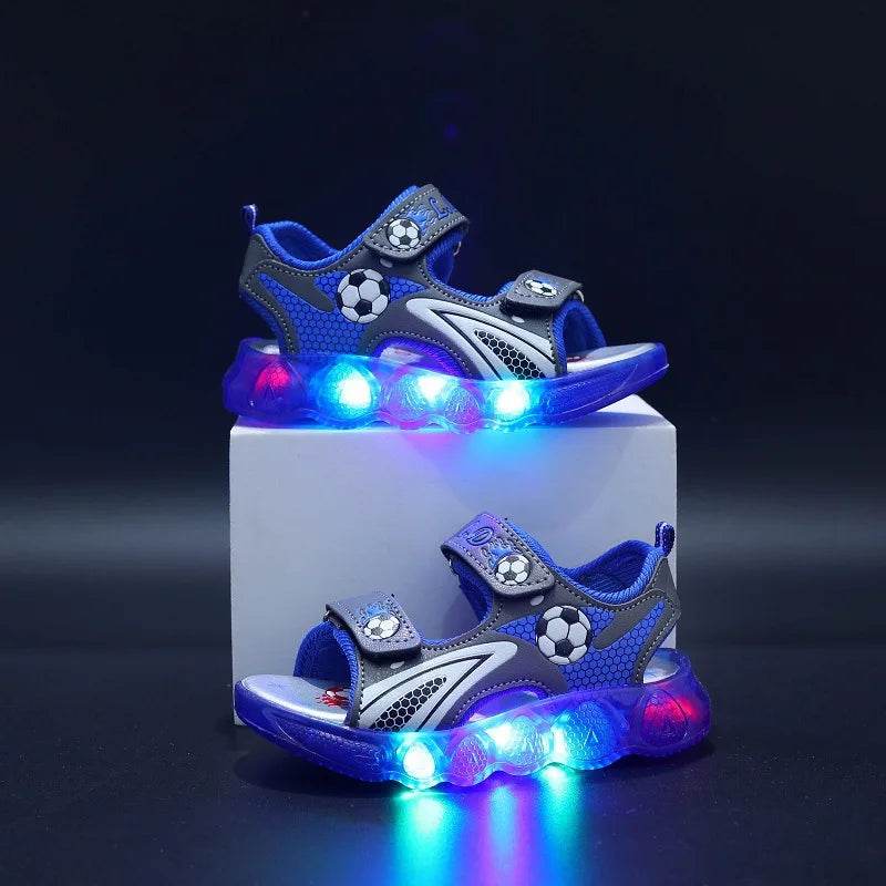 Kids Glowing Light Beach Shoes LED Light Sandals for Boys - ToylandEU