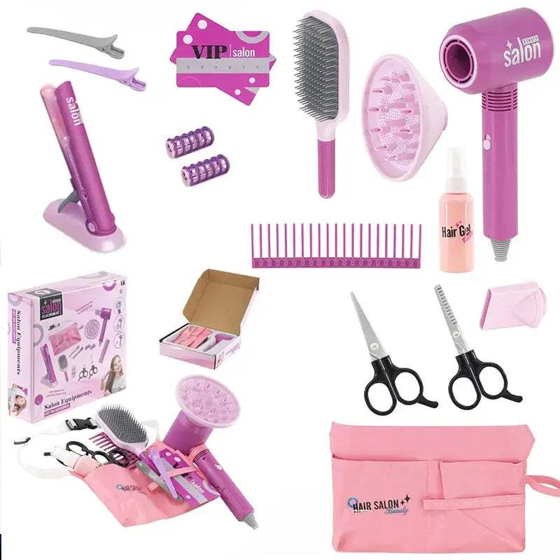 Kids Hair Makeup Set Pretend Play CE Certified Safe - ToylandEU