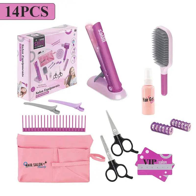 Kids Hair Makeup Set Pretend Play CE Certified Safe - ToylandEU