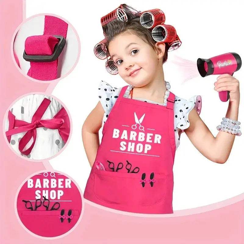 Kids Hair Salon Kit With Safe Scissors And Dryer Fun - ToylandEU