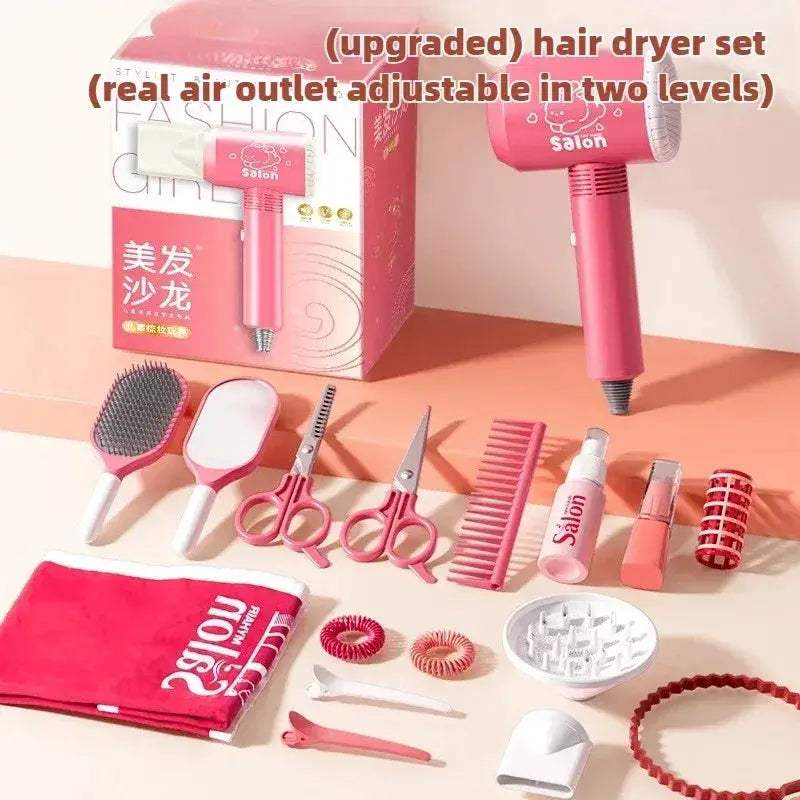 Kids Hair Salon Playset With Deluxe Barber Role Play Kit - ToylandEU