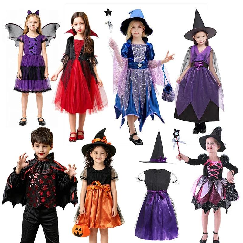 Kids Halloween Costume | Witch Vampire Style | Toylandeu™