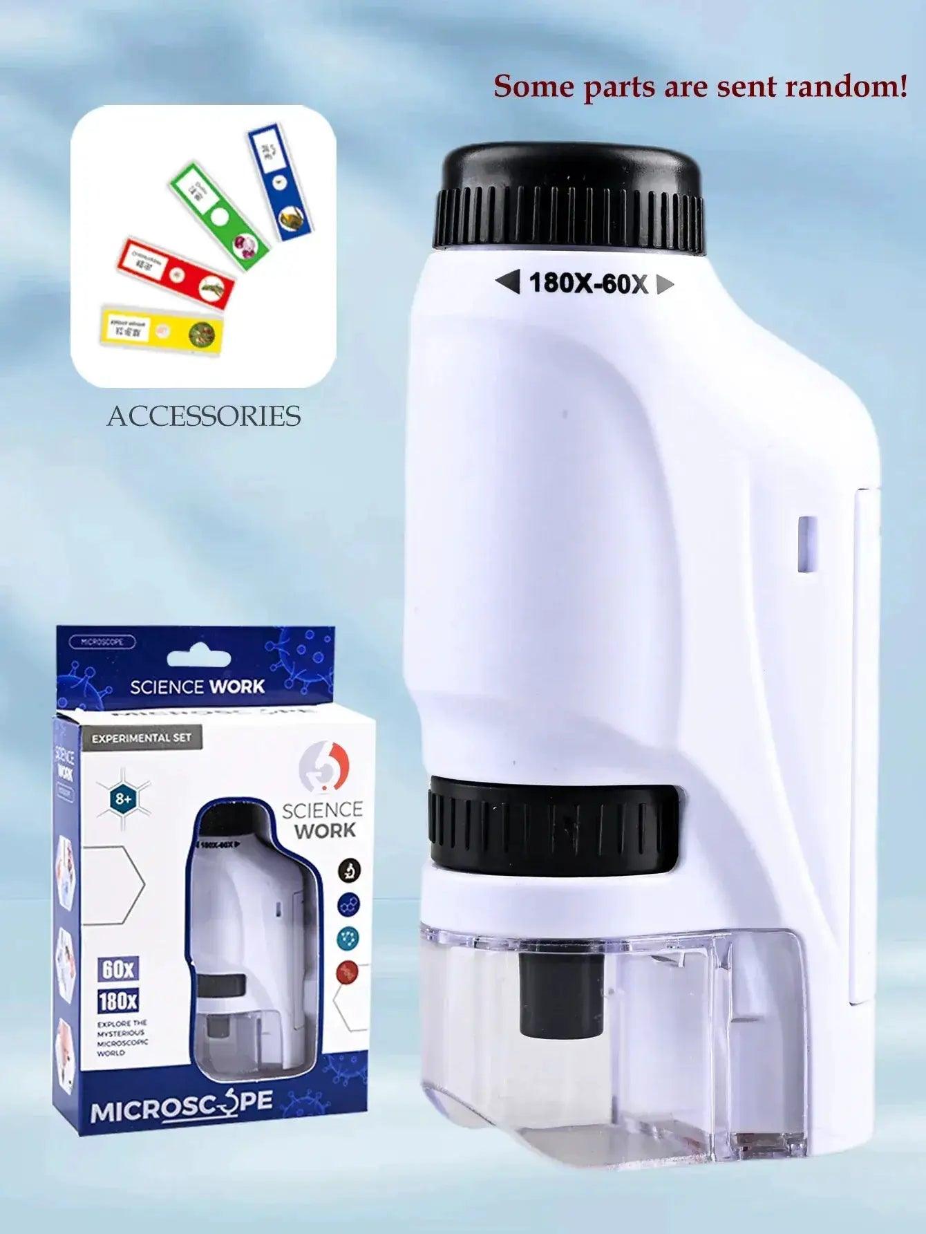  Kids Handheld Microscope Kit With Led Light 60X -  ToylandEU™