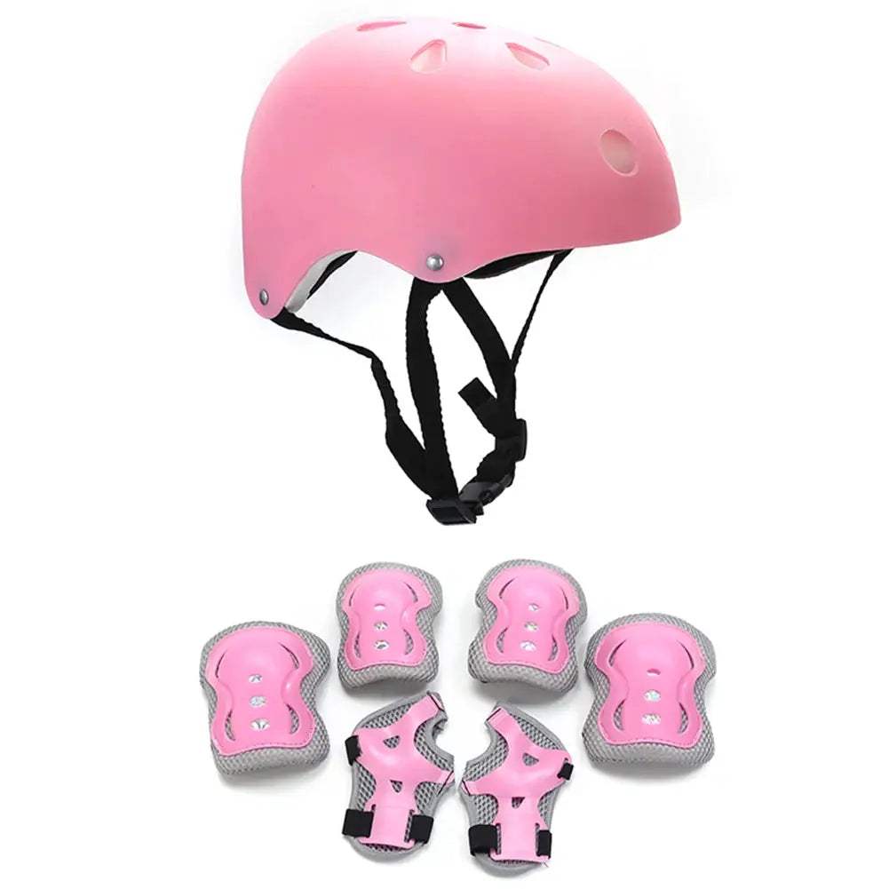 Kids Helmet Set With Knee Pads And Ultra Durable Guards - ToylandEU
