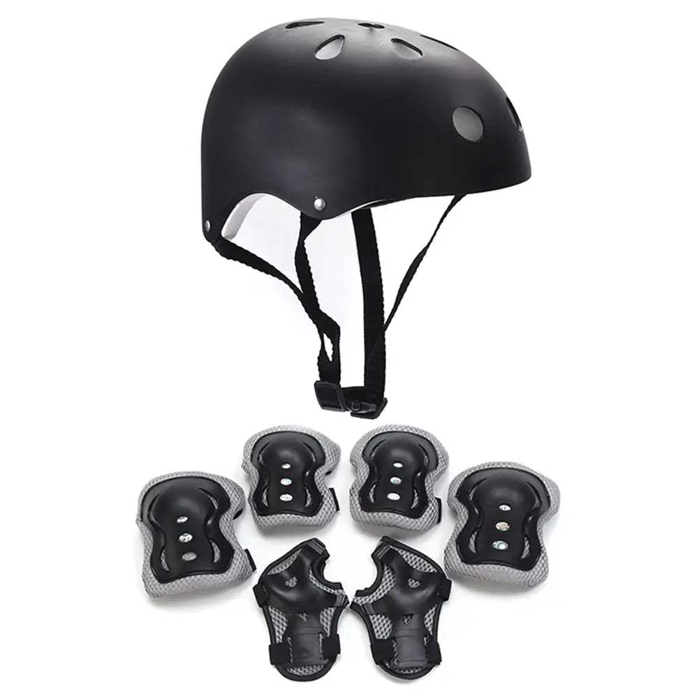 Kids Helmet Set With Knee Pads And Ultra Durable Guards - ToylandEU