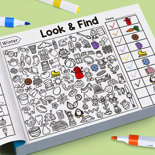 Kids Hidden Object Coloring Book | 32 Pages | Toylandeu™