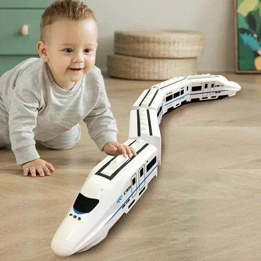  Kids High Speed Railway Train Toy With Sound And Light -  ToylandEU™