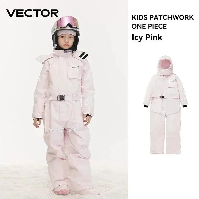 Kids Hooded Ski Jumpsuit Waterproof Winter Snowsuit -  ToylandEU™