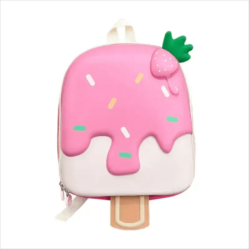  2024 New Korean Version Ice Cream Shape Children's Backpack Kindergarten Schoolbag 3-5 Years Old Boys Girls Cute Children Bag -  ToylandEU™
